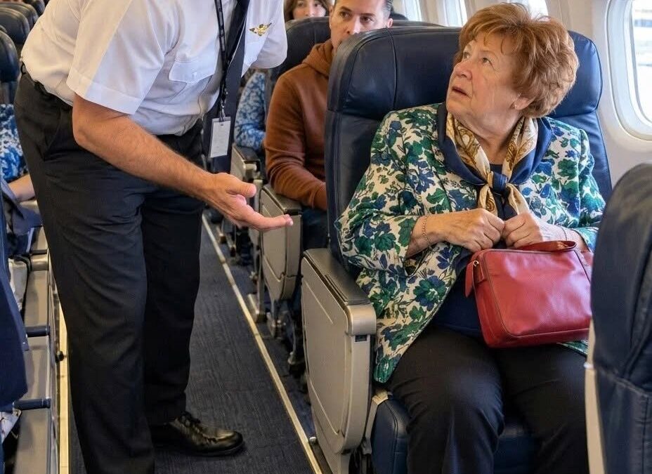 Ma grand-mère a insisté pour voyager en classe économique plutôt qu’en première classe, puis j’ai découvert pourquoi un pilote avait…